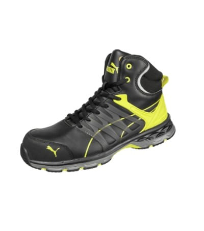 Bocanci pentru barbati, VELOCITY 2.0 YELLOW MID S12, Malfini Negru — imaginea 5