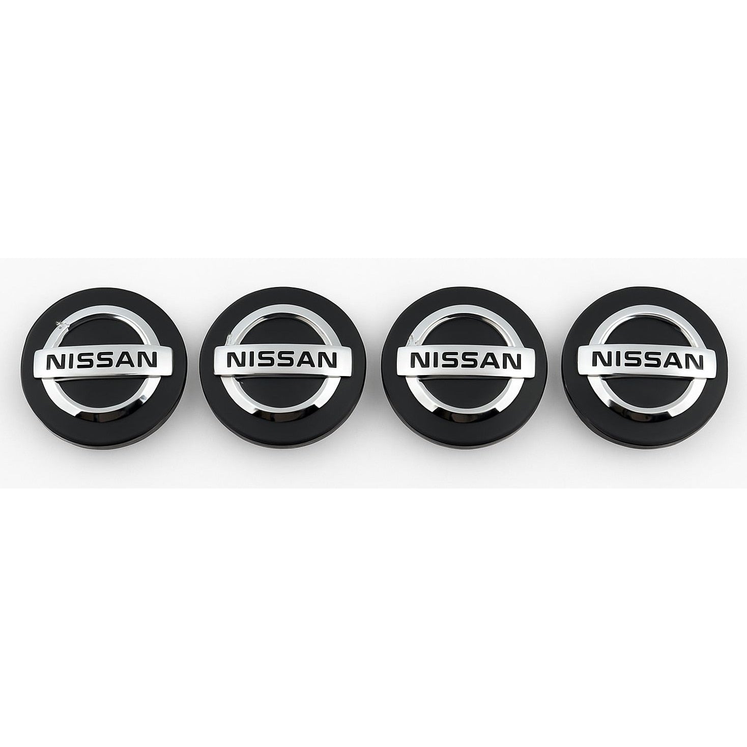 Set 4 Capace Jante Aliaj Nissan – 60mm Negre - imagine 2