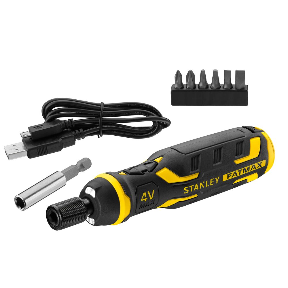 Surubelnita electrica Stanley FatMax 4V FMHT66719-0, 1.5Ah, USB, cu accesorii