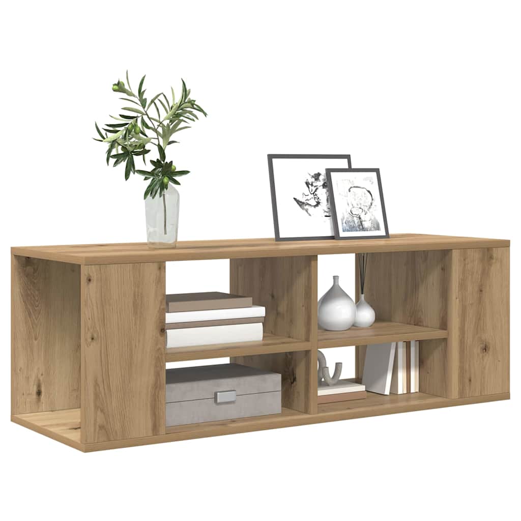 Cabinet TV stejar artizanal 102 x 35 x 35 cm Lemn compozit — imaginea 3