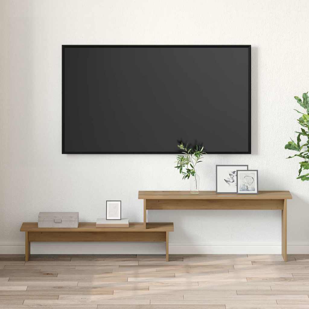 Cabinet TV stejar artizanal 180 x 30 x 43 cm Lemn compozit — imaginea 4