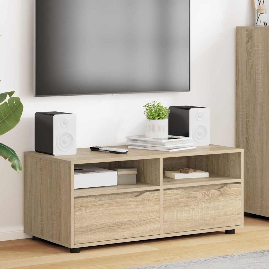 Cabinet TV Stejar Sonoma 100 x 48 x 43 cm Lemn compozit — imaginea 2