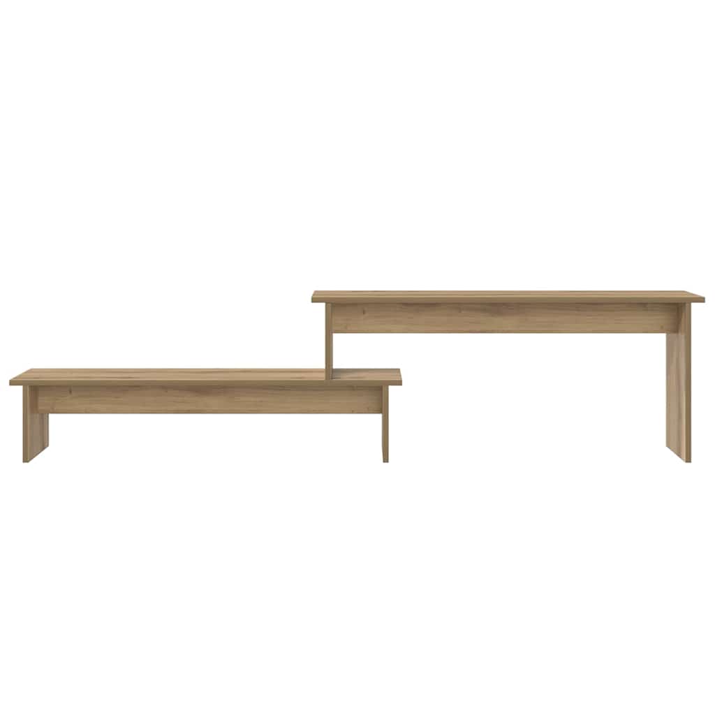 Cabinet TV stejar artizanal 180 x 30 x 43 cm Lemn compozit — imaginea 5