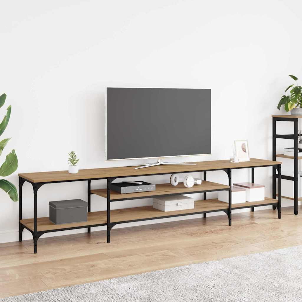 Cabinet TV Stejar Artizanal 201 x 35 x 45 cm — imaginea 2