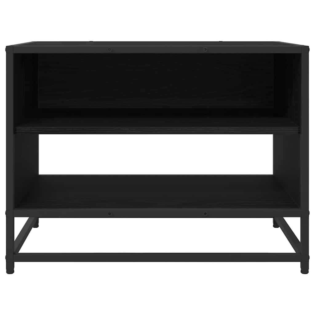Cabinet TV Stejar negru 61 x 40 x 46 cm Lemn compozit — imaginea 5