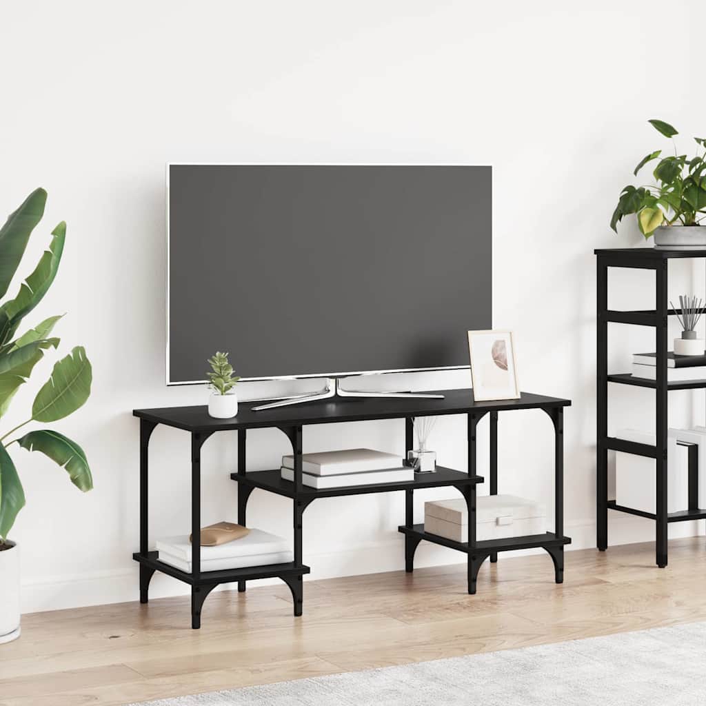 Cabinet TV Stejar Negru 102 x 35 x 45,5 cm — imaginea 2