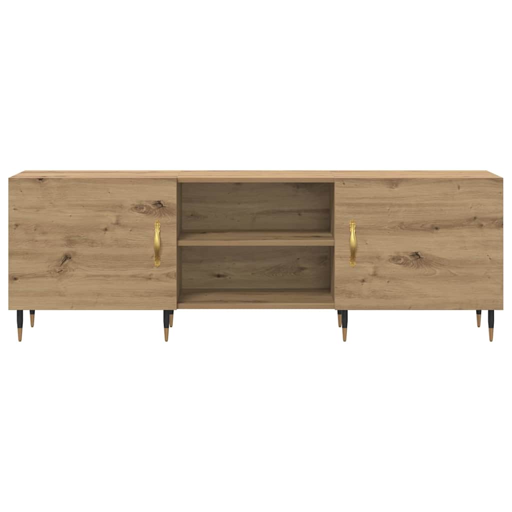 Cabinet TV stejar artizanal 150 x 30 x 50 cm Lemn compozit — imaginea 6