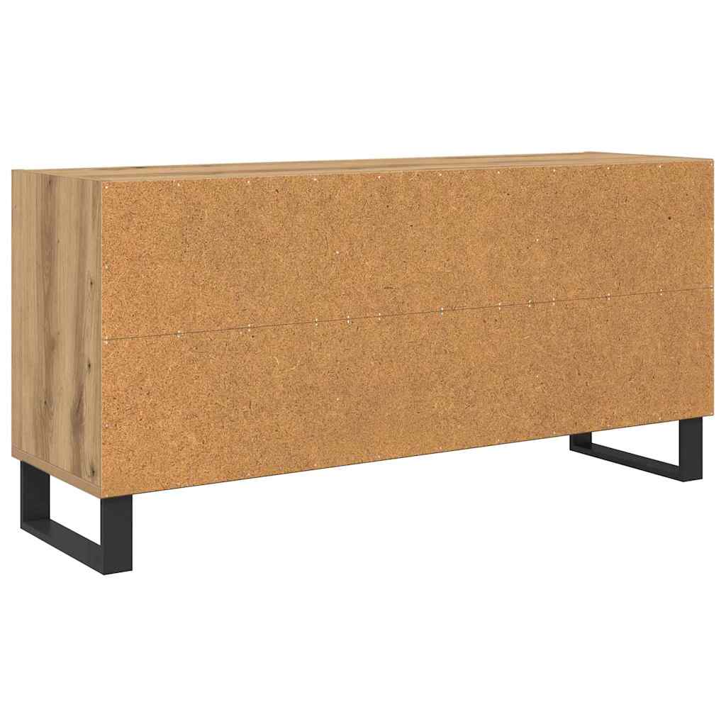 Cabinet TV Stejar Artizanal 103,5 x 30 x 50 cm Lemn compozit — imaginea 7
