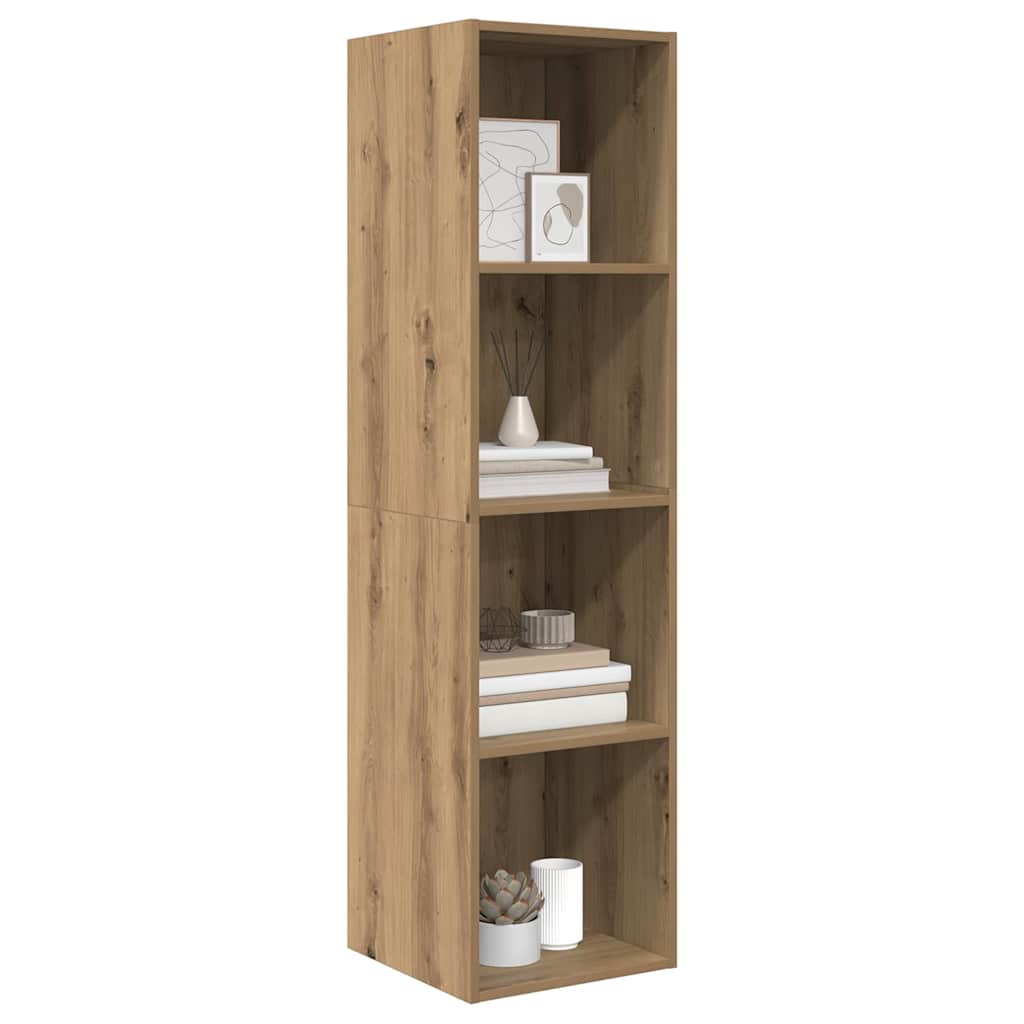 Cabinet TV stejar artizanal 37 x 37 x 142.5 cm Lemn compozit — imaginea 4