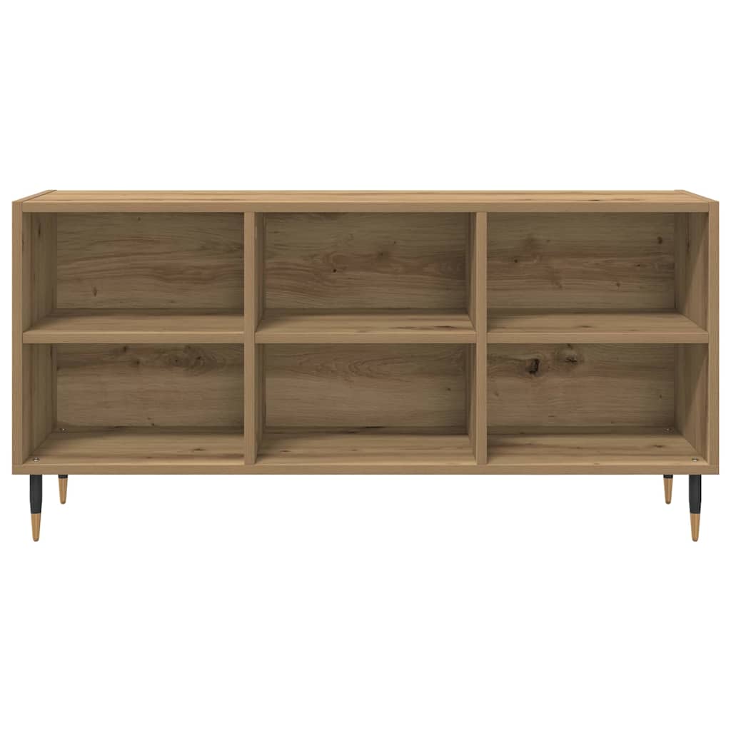 Cabinet TV Stejar Artizanal 103,5 x 30 x 50 cm Lemn compozit — imaginea 6