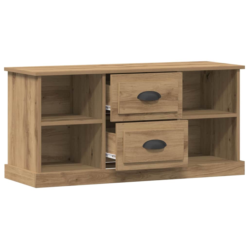 Cabinet TV Stejar Artizanal 99,5 x 35,5 x 48 cm Lemn compozit — imaginea 6
