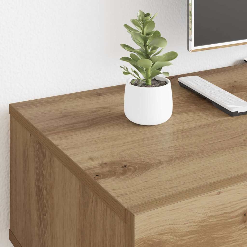 Cabinet TV Stejar Artizanal 150 x 36 x 30 cm Lemn compozit — imaginea 5