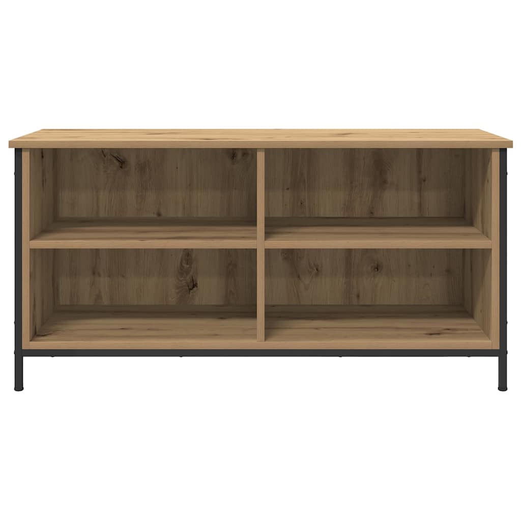 Cabinet TV Stejar Artizanal 100 x 40 x 50 cm Lemn compozit — imaginea 6