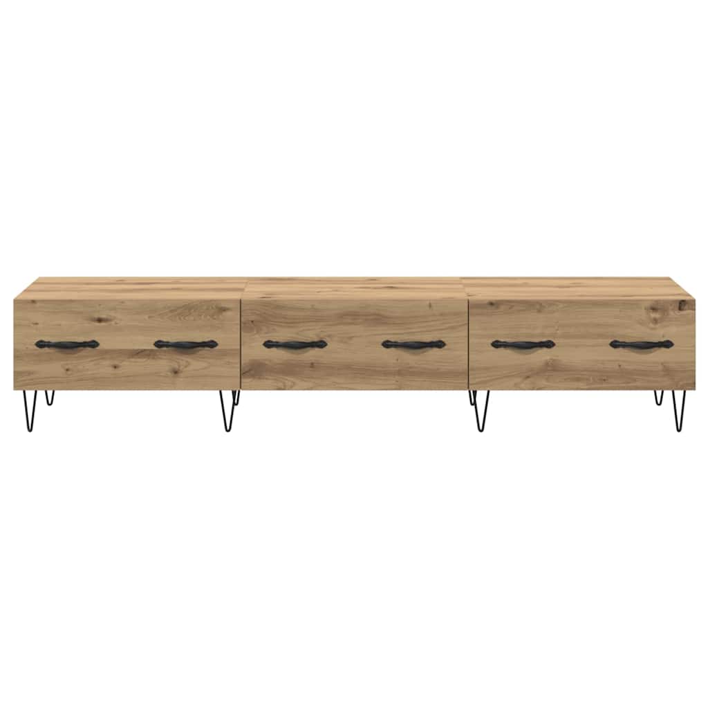 Cabinet TV stejar artizanal 150 x 36 x 30 cm Lemn compozit — imaginea 7