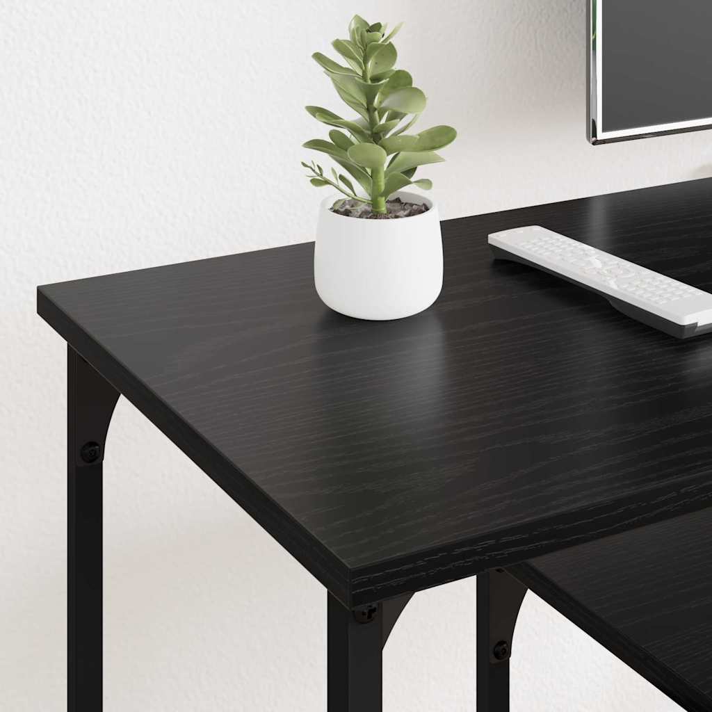 Cabinet TV Stejar Negru 102 x 35 x 45,5 cm — imaginea 5