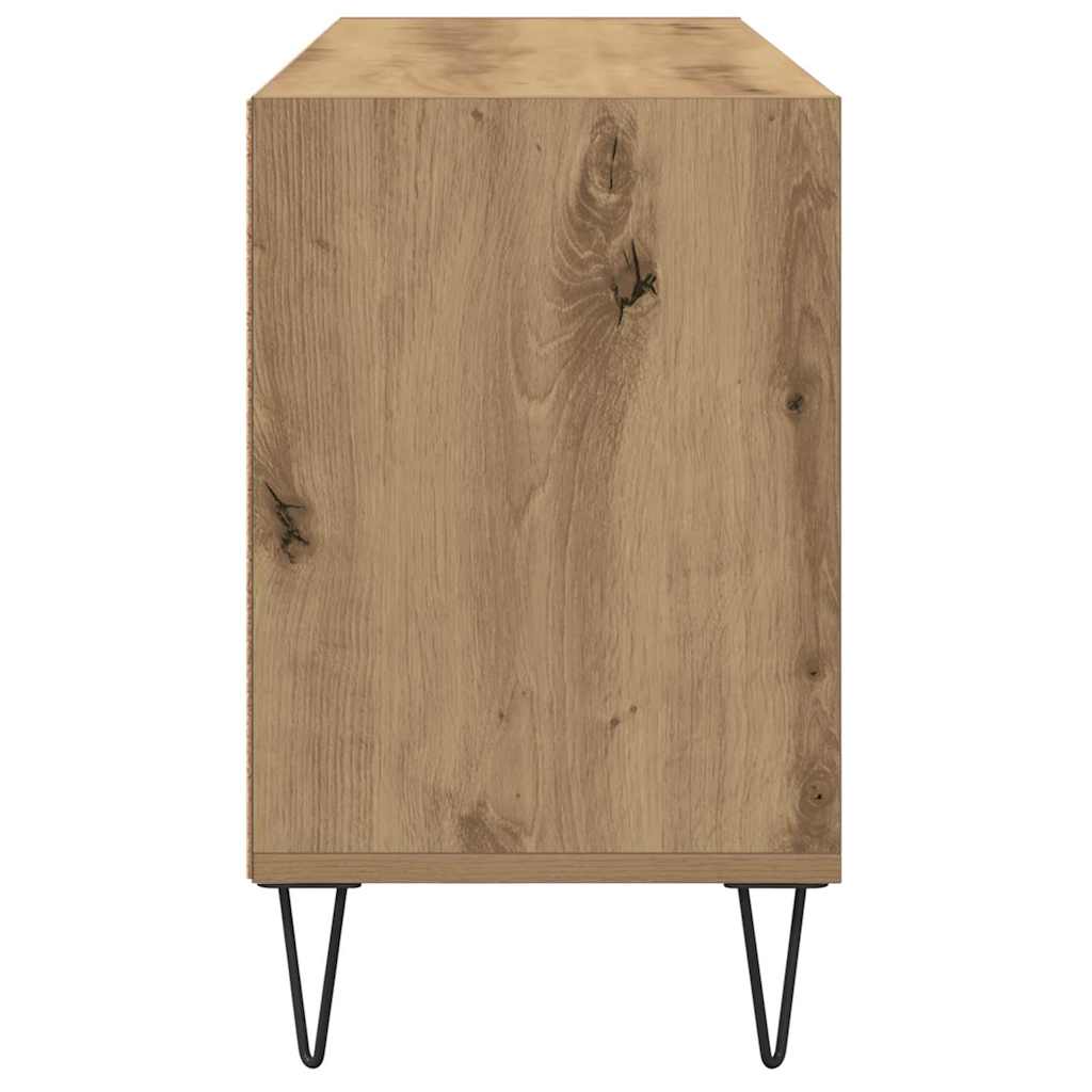 Cabinet TV Stejar Artizanal 103,5 x 30 x 50 cm Lemn compozit — imaginea 7