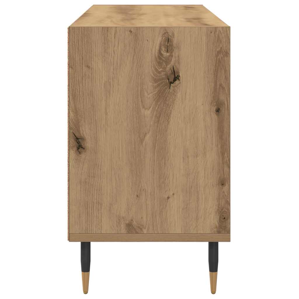 Cabinet TV Stejar Artizanal 103,5 x 30 x 50 cm Lemn compozit — imaginea 7