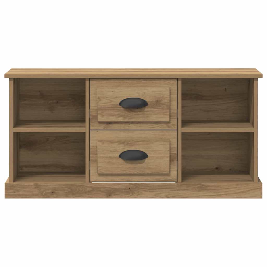 Cabinet TV Stejar Artizanal 99,5 x 35,5 x 48 cm Lemn compozit — imaginea 7