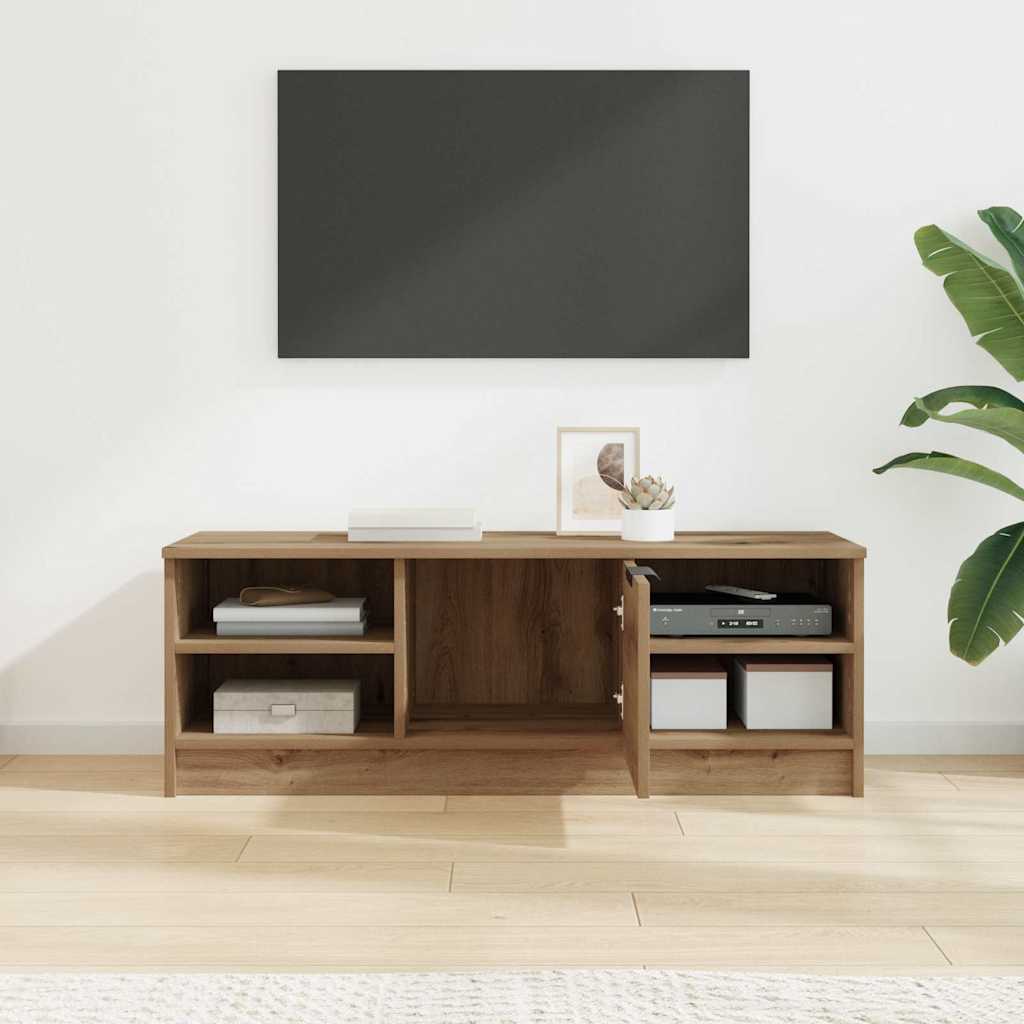 Cabinet TV Stejar Artizanal 102 x 35 x 36,5 cm Lemn compozit — imaginea 5