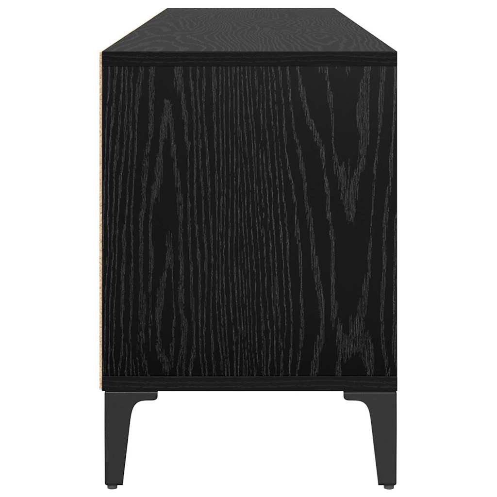 Cabinet TV Stejar negru 150 x 30 x 44.5 cm Lemn compozit — imaginea 7