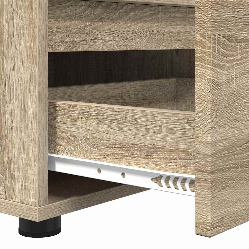 Cabinet TV Stejar Sonoma 100 x 48 x 43 cm Lemn compozit — imaginea 10