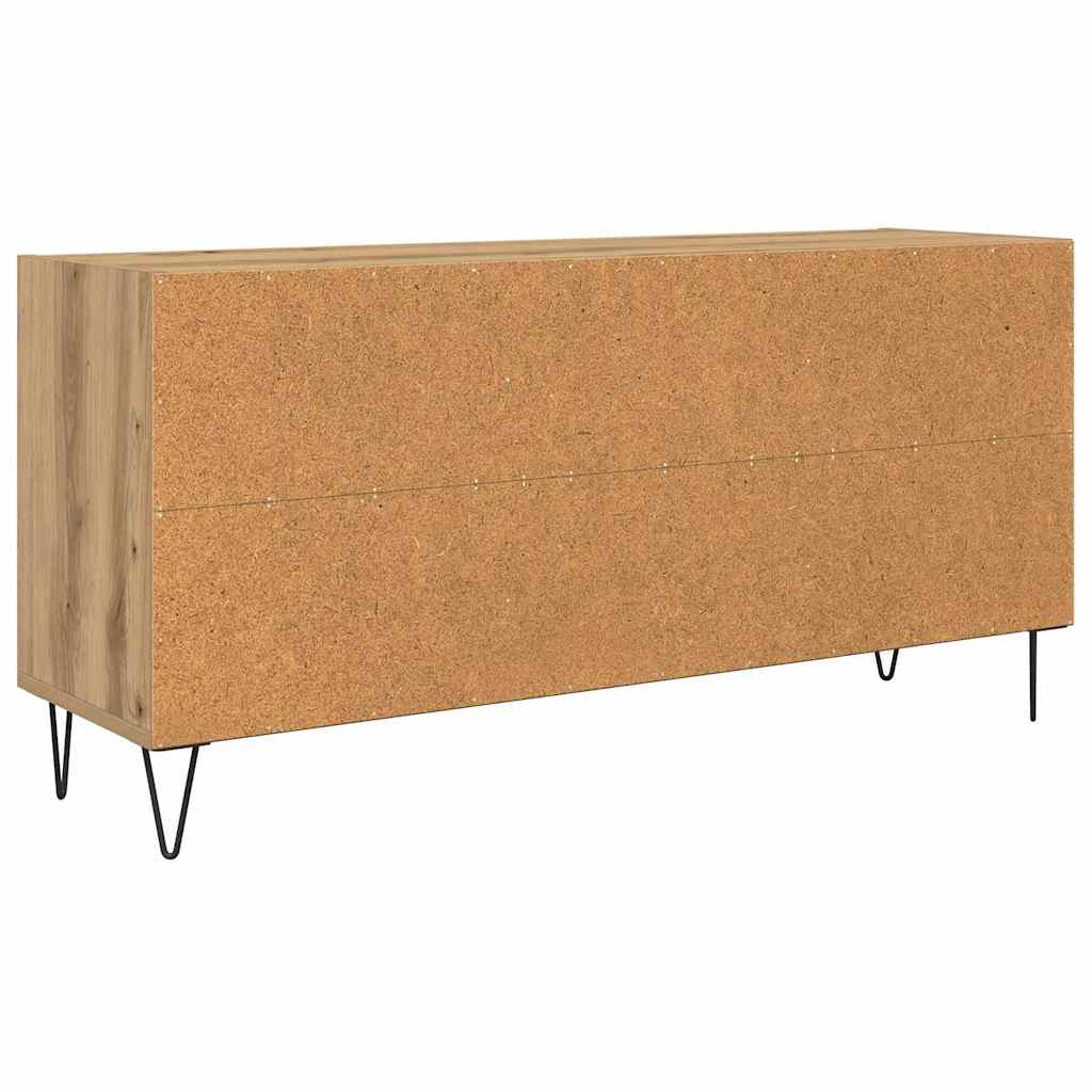 Cabinet TV Stejar Artizanal 103,5 x 30 x 50 cm Lemn compozit — imaginea 8