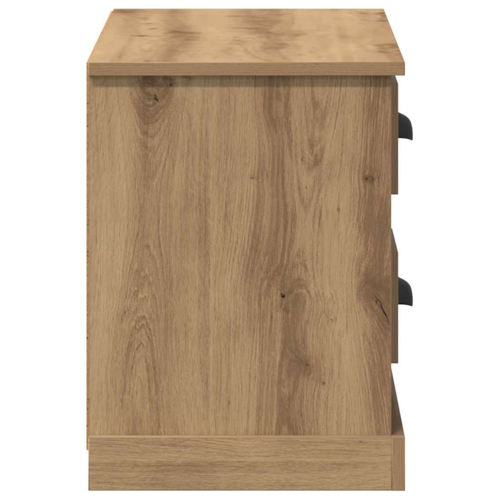 Cabinet TV Stejar Artizanal 99,5 x 35,5 x 48 cm Lemn compozit — imaginea 8