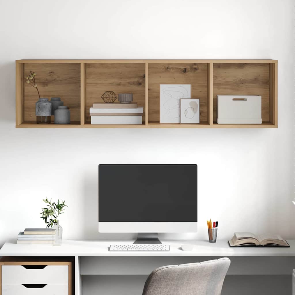 Cabinet TV stejar artizanal 37 x 37 x 142.5 cm Lemn compozit — imaginea 6