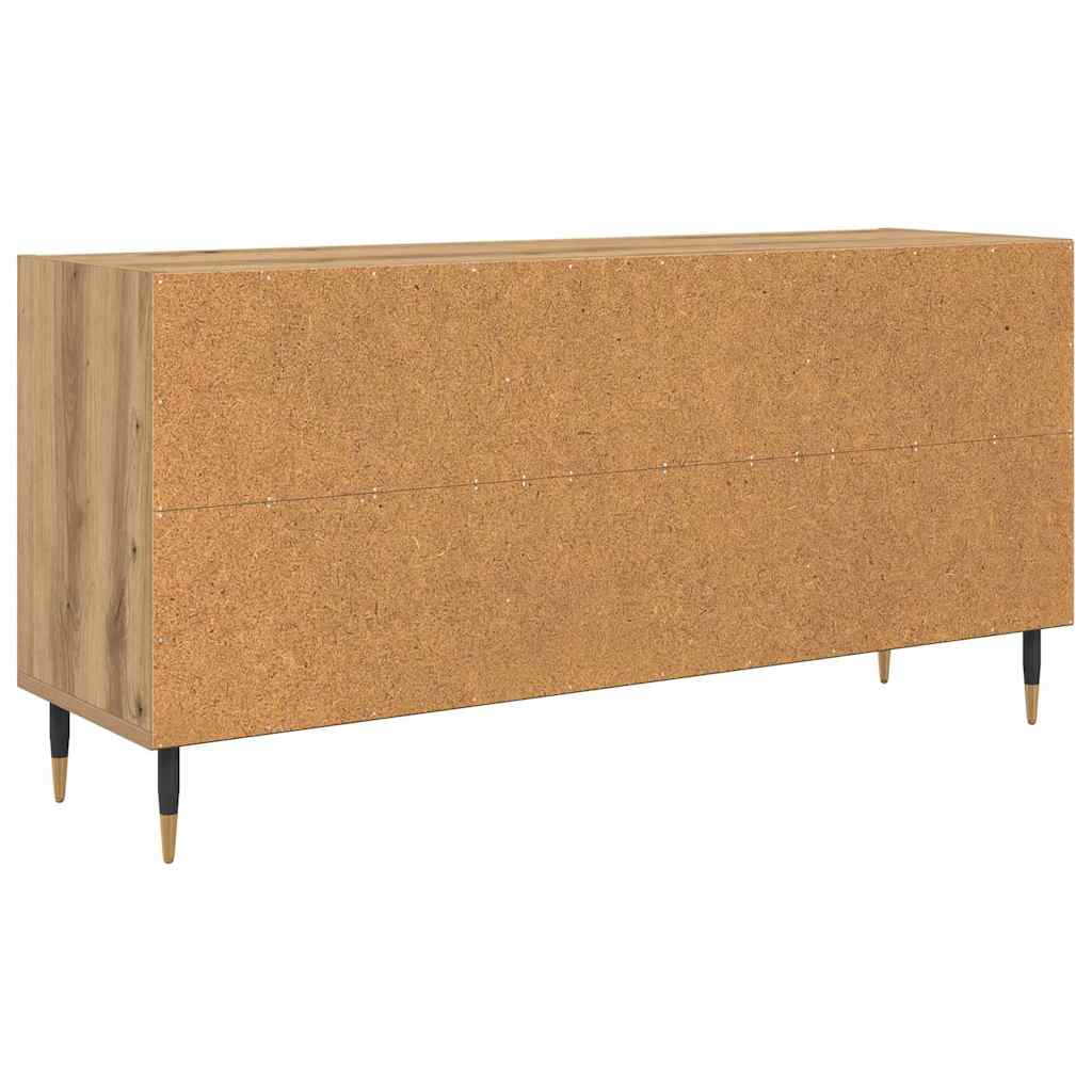 Cabinet TV Stejar Artizanal 103,5 x 30 x 50 cm Lemn compozit — imaginea 8