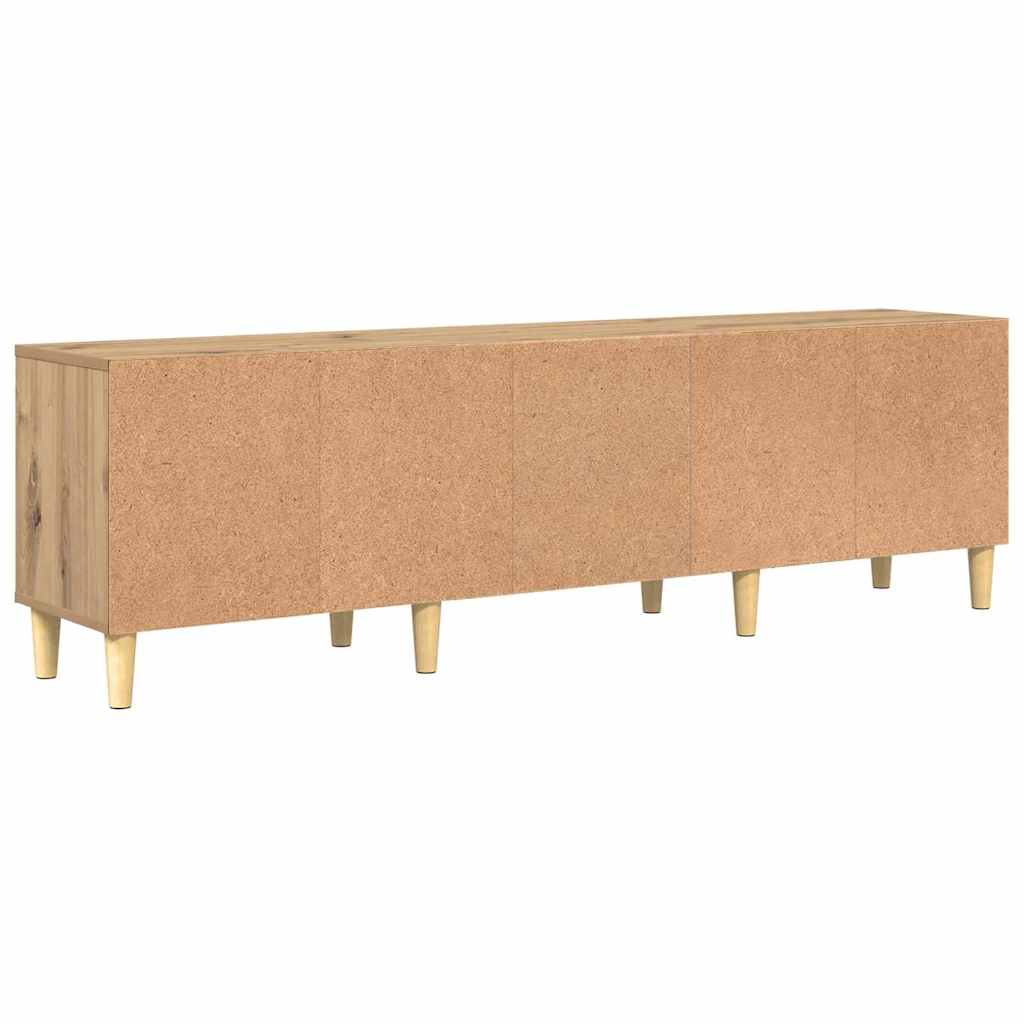 Cabinet TV stejar artizanal 150 x 30 x 45 cm Lemn compozit — imaginea 8