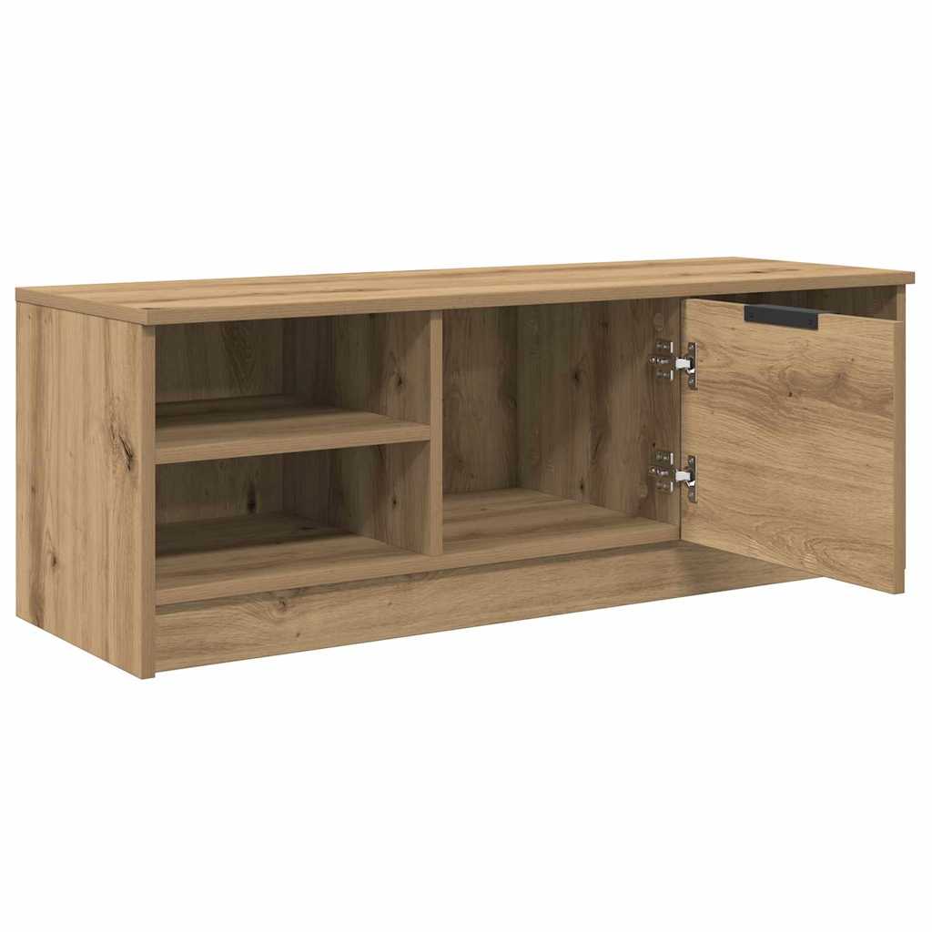 Cabinet TV Stejar Artizanal 102 x 35 x 36,5 cm Lemn compozit — imaginea 6