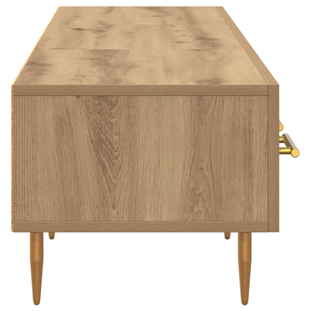 Cabinet TV Stejar Artizanal 150 x 36 x 30 cm Lemn compozit — imaginea 8