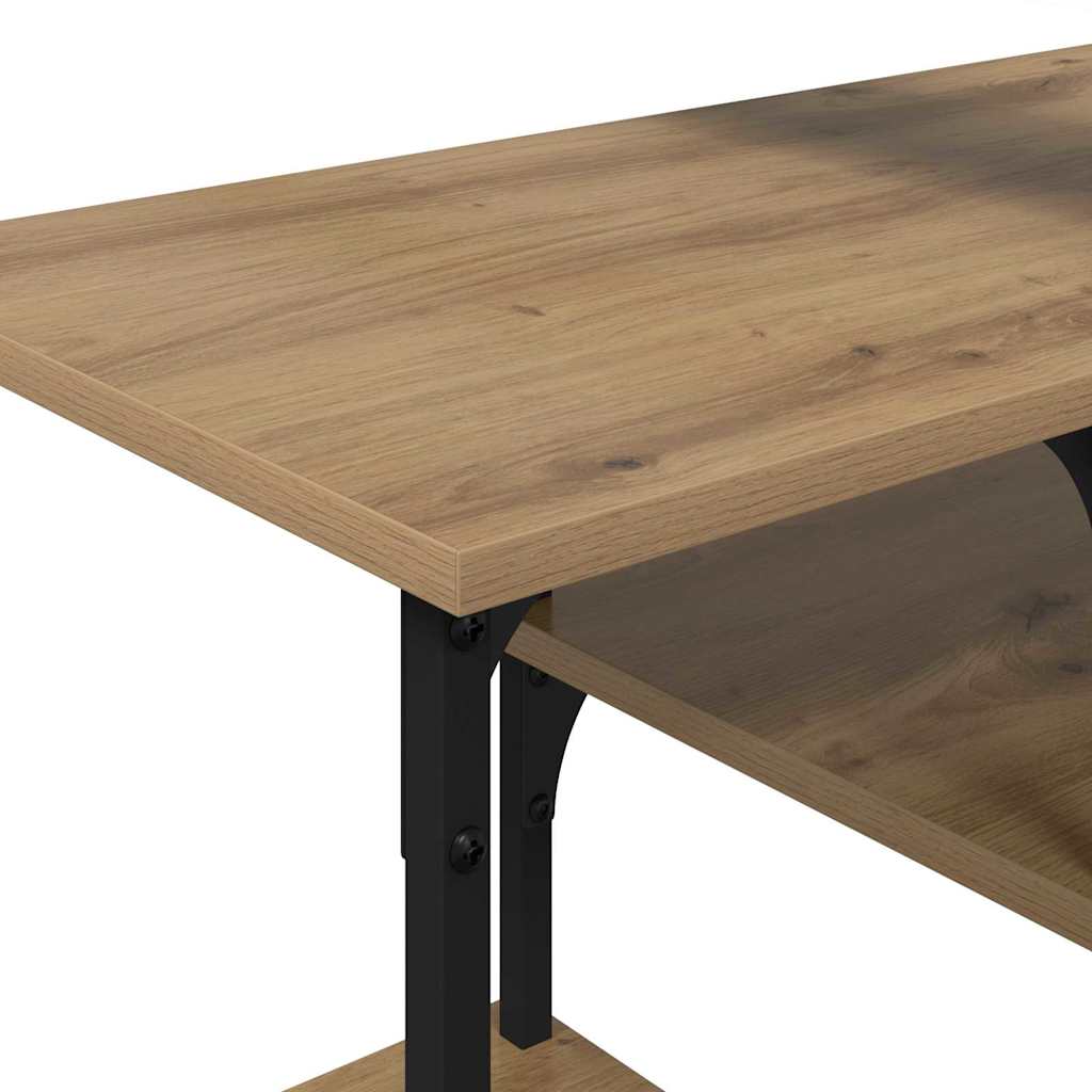Cabinet TV Stejar Artizanal 102 x 35 x 45,5 cm — imaginea 9