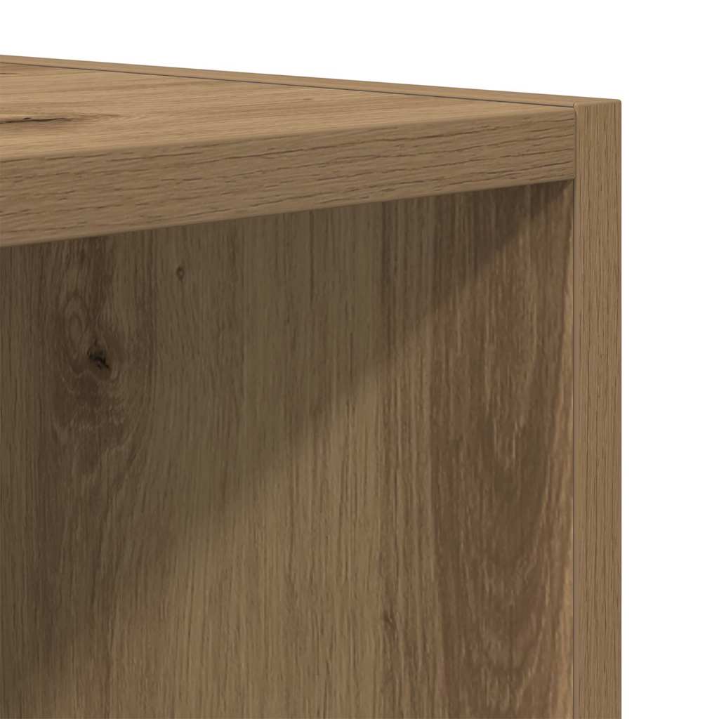 Cabinet TV Stejar Artizanal 103,5 x 30 x 50 cm Lemn compozit — imaginea 9