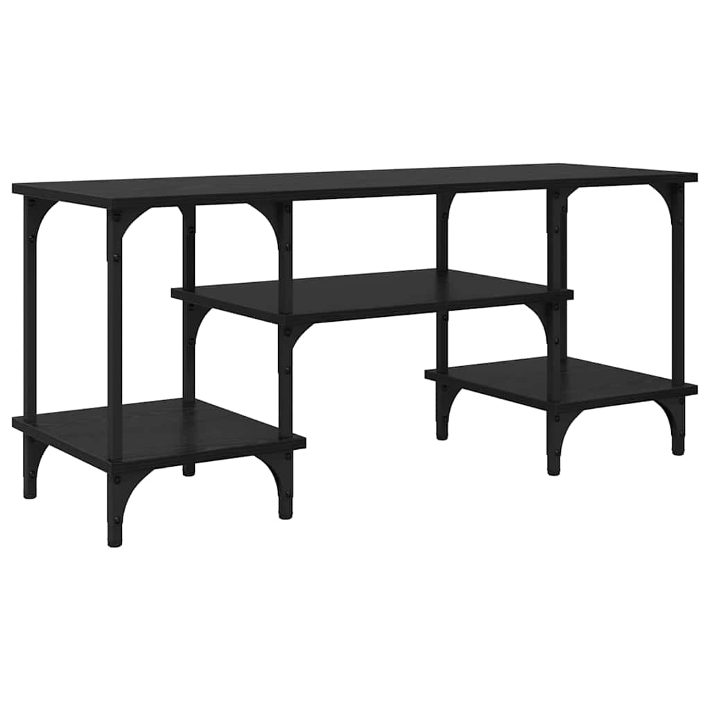 Cabinet TV Stejar Negru 102 x 35 x 45,5 cm — imaginea 8