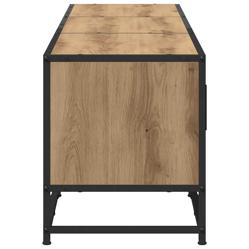 Cabinet TV stejar artizanal 210 x 35 x 41 cm Lemn compozit — imaginea 7