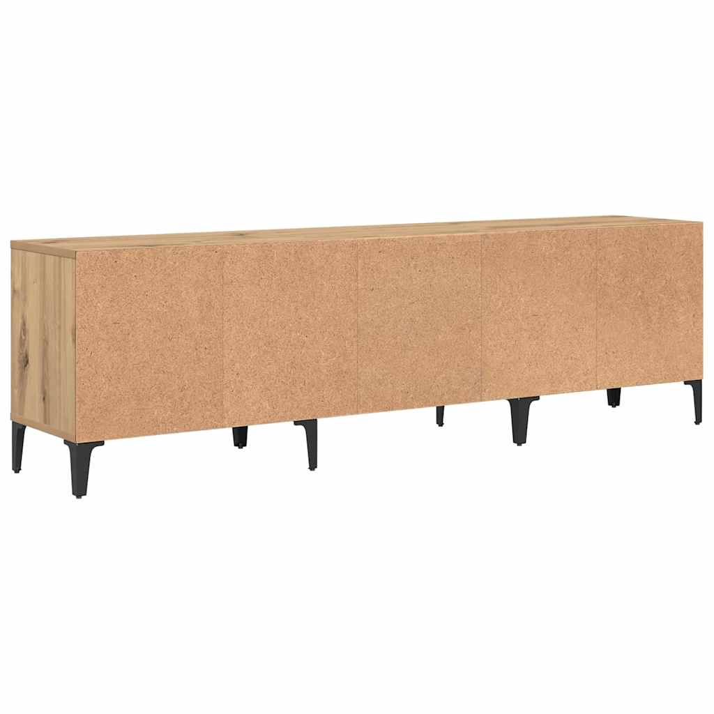 Cabinet TV stejar artizanal 150 x 30 x 44.5 cm Lemn compozit — imaginea 8