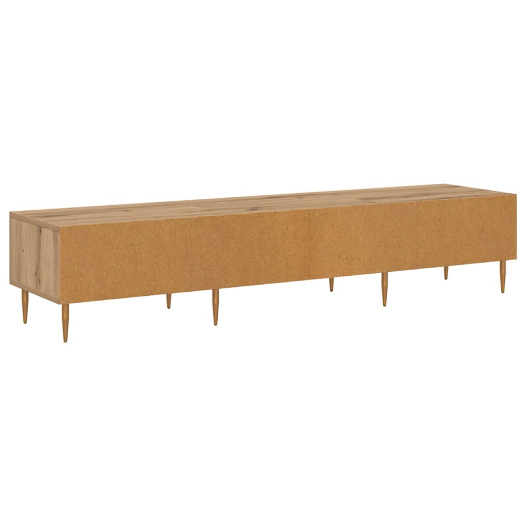 Cabinet TV Stejar Artizanal 150 x 36 x 30 cm Lemn compozit — imaginea 9