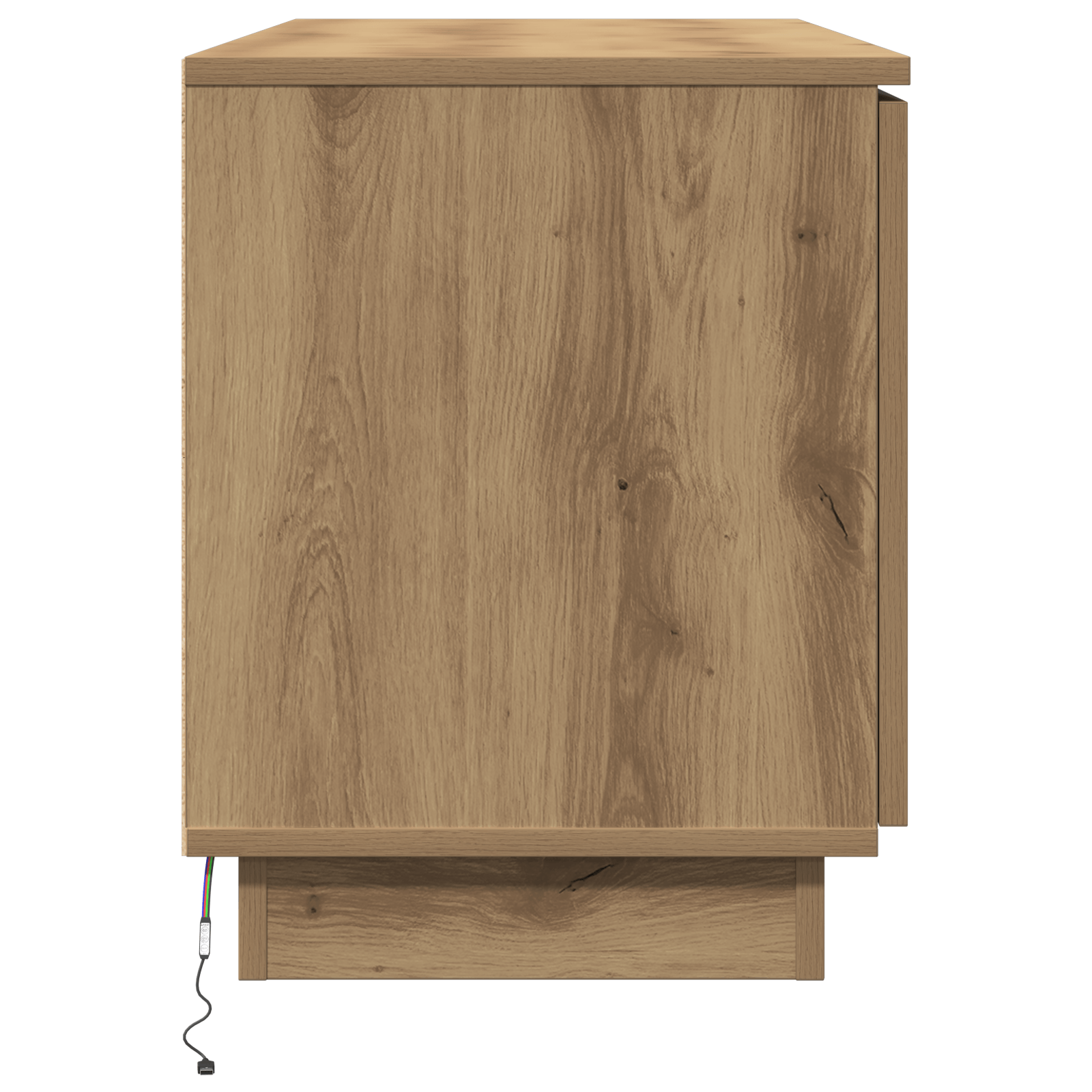 Cabinet TV Stejar Artisanal 100x38x49 cm Lemn Prelucrat — imaginea 7
