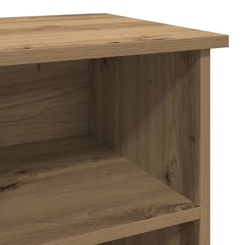 Cabinet TV Stejar Artizanal 99,5 x 35,5 x 48 cm Lemn compozit — imaginea 10