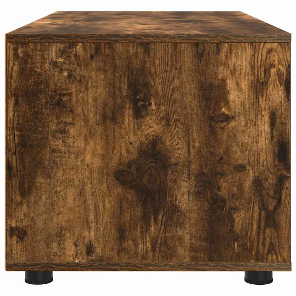 Cabinet TV Stejar fumuriu 100 x 48 x 43 cm Lemn compozit — imaginea 8