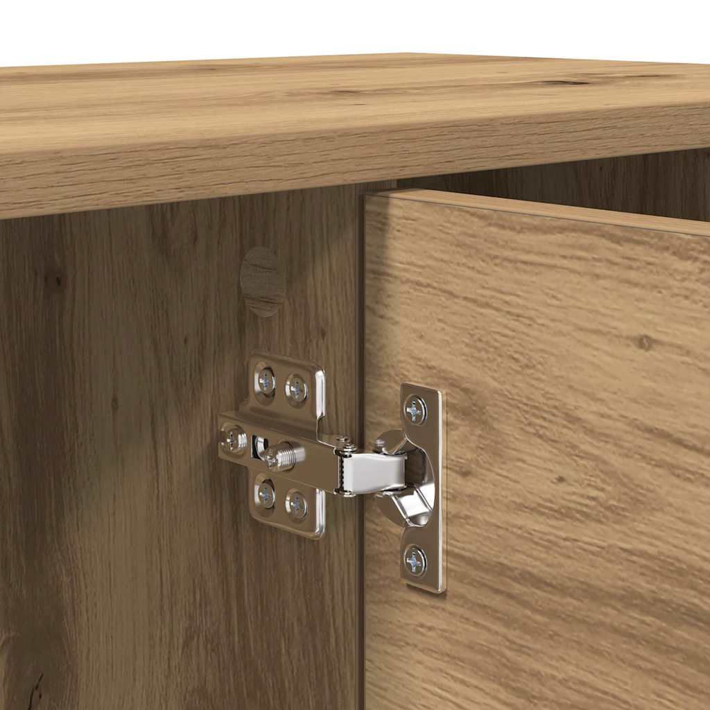 Cabinet TV Stejar Artizanal 102 x 35 x 36,5 cm Lemn compozit — imaginea 10