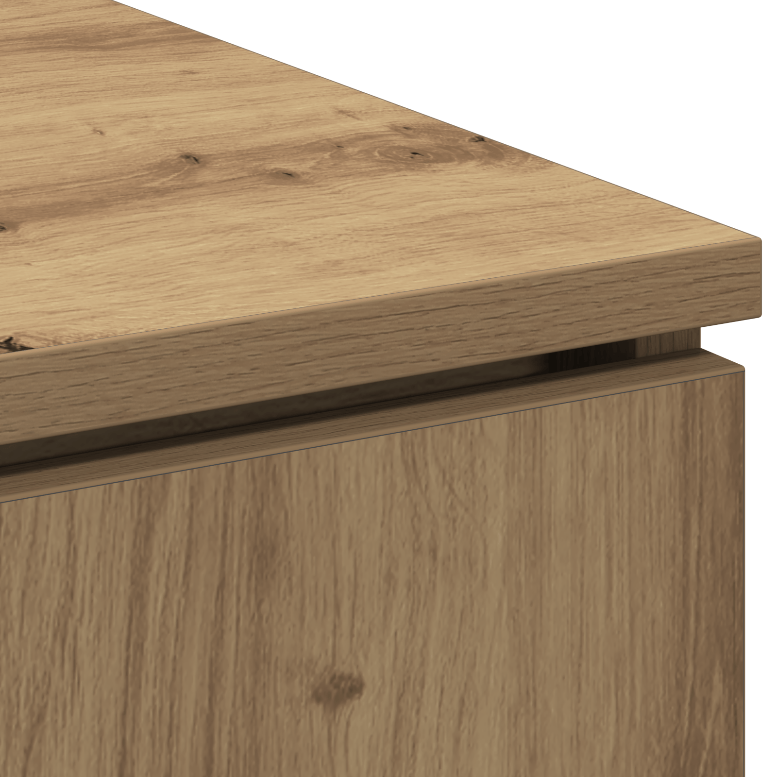 Cabinet TV Stejar Artisanal 100x38x49 cm Lemn Prelucrat — imaginea 9