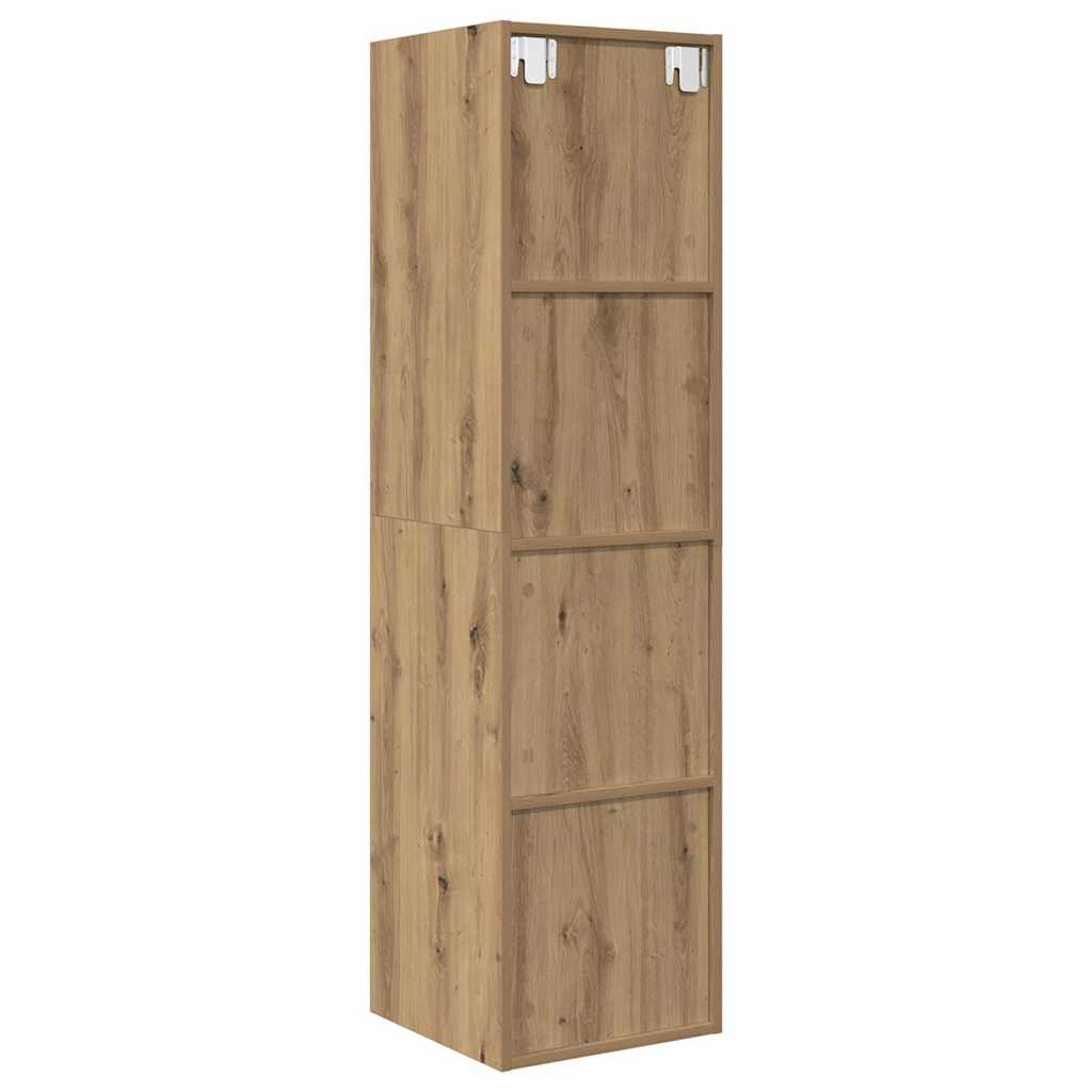 Cabinet TV stejar artizanal 37 x 37 x 142.5 cm Lemn compozit — imaginea 10