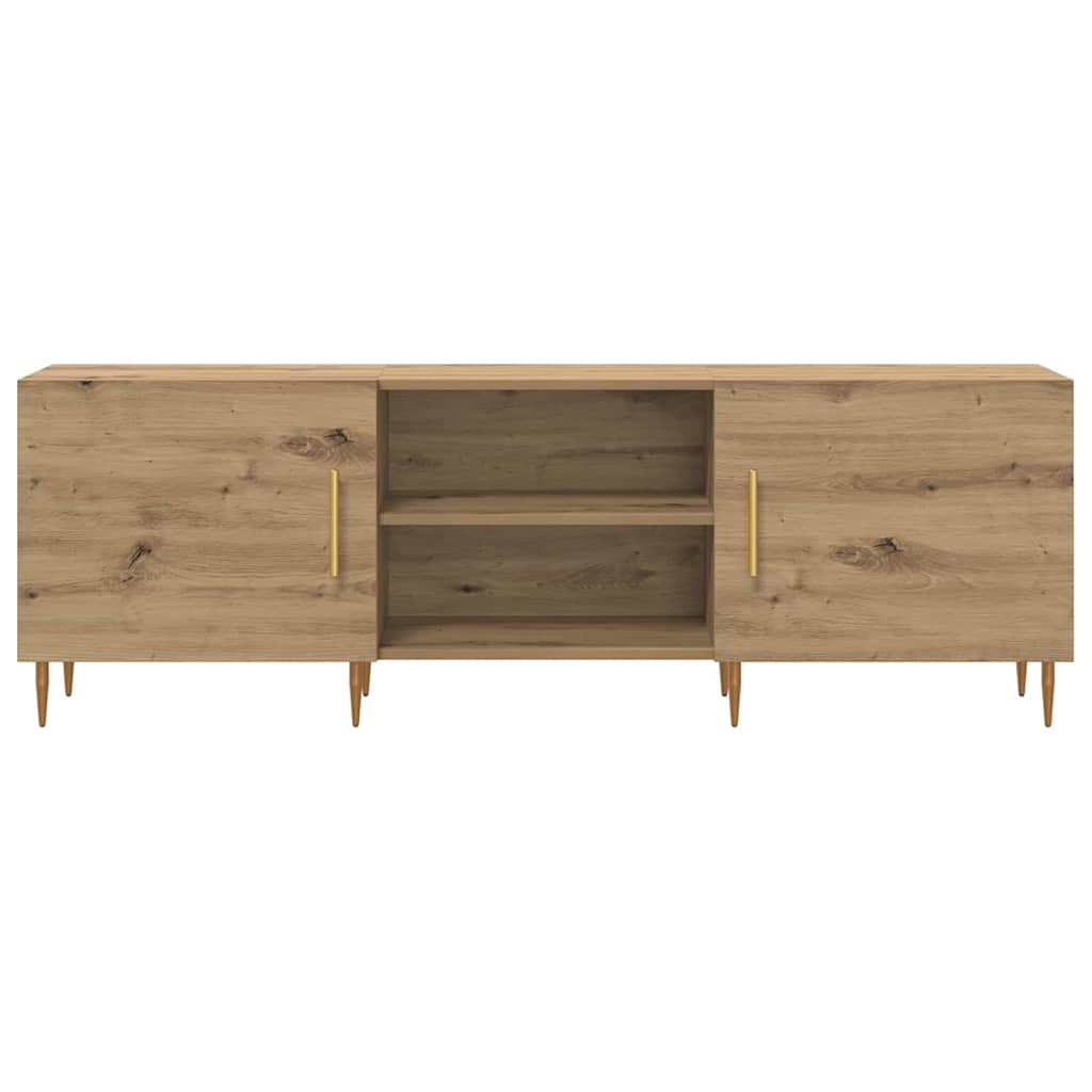 Cabinet TV stejar artizanal 150 x 30 x 50 cm Lemn compozit — imaginea 6