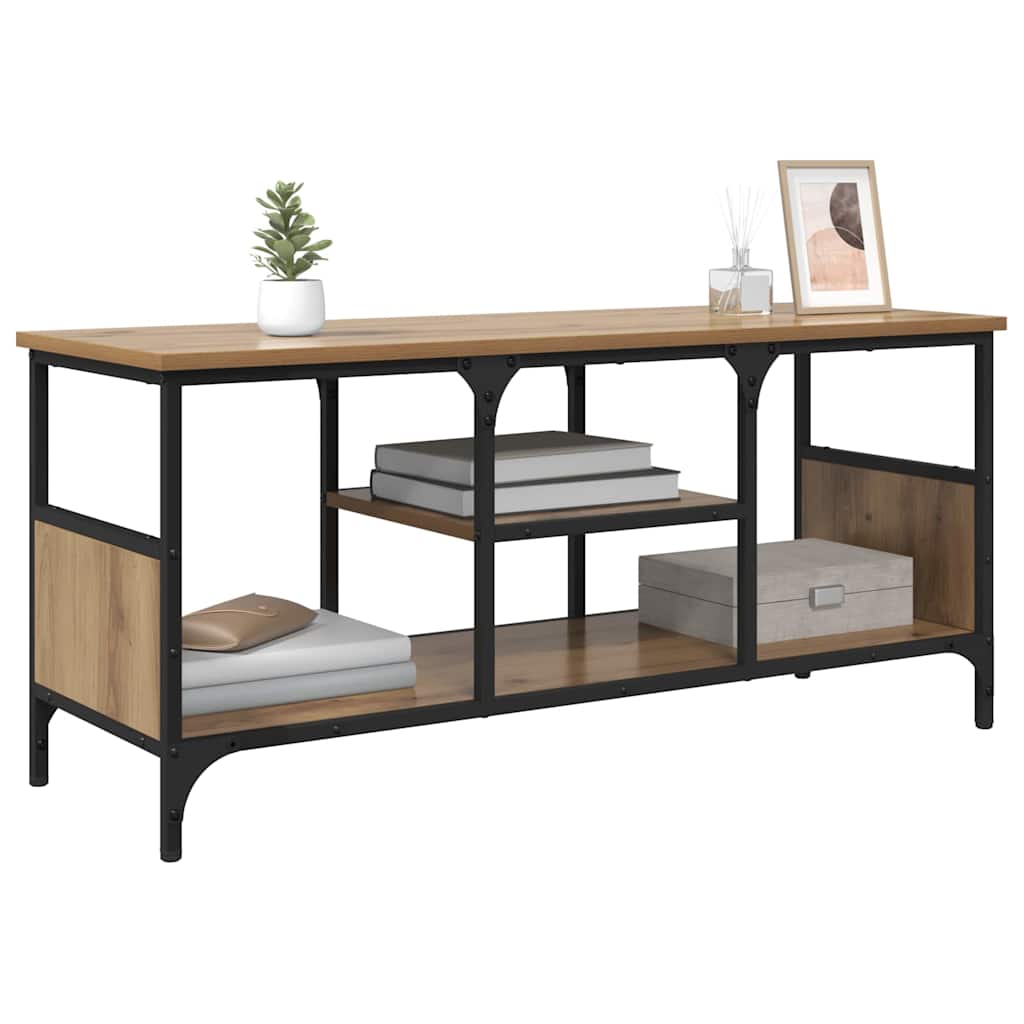 Cabinet TV Stejar Artizanal 100 x 35 x 45 cm — imaginea 4