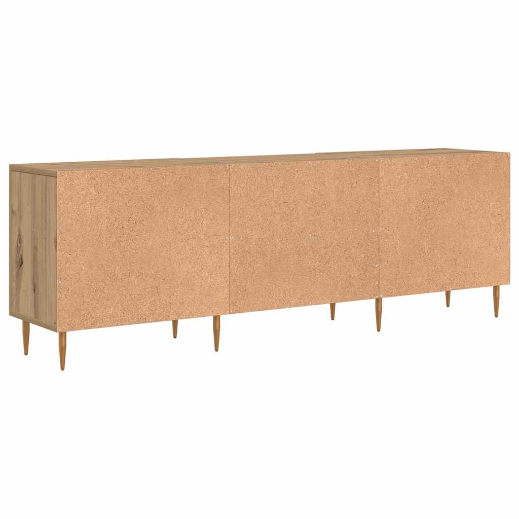 Cabinet TV stejar artizanal 150 x 30 x 50 cm Lemn compozit — imaginea 8