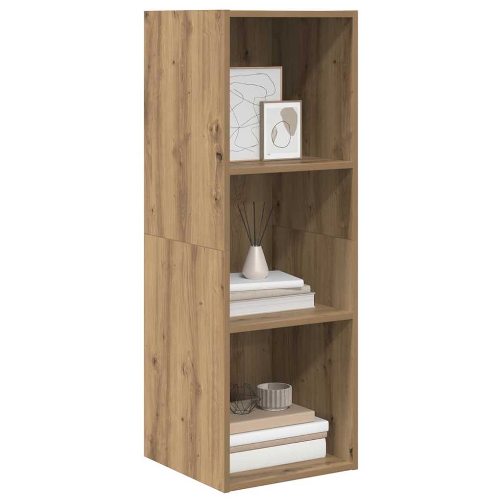 Cabinet TV stejar artizanal 37 x 37 x 107 cm Lemn compozit — imaginea 4