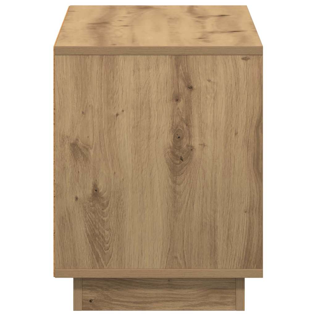 Cabinet TV Stejar Artizanal 102 x 35 x 45 cm Lemn compozit — imaginea 8