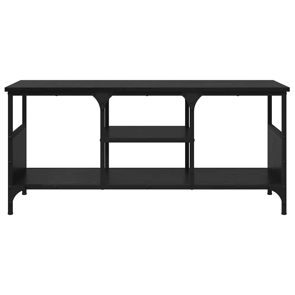 Cabinet TV Stejar Negru 100 x 35 x 45 cm — imaginea 6